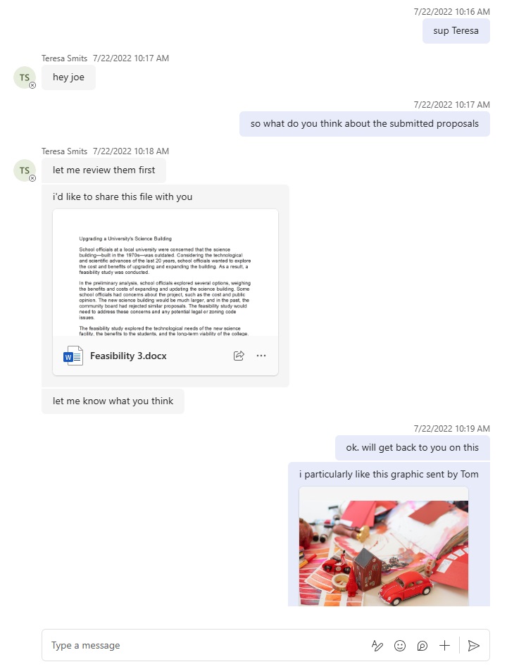 Teams Chat