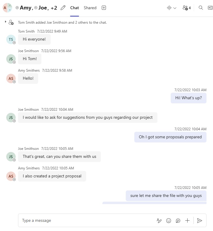 Teams Chat