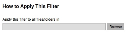 How to Apply Filter