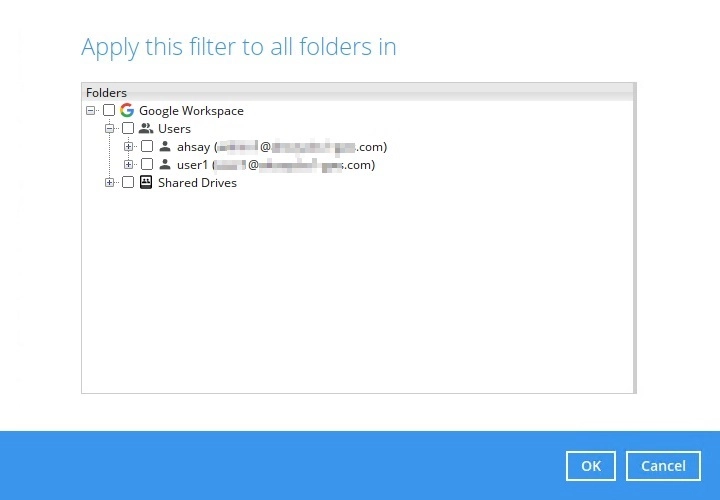 Google Workspace Folders