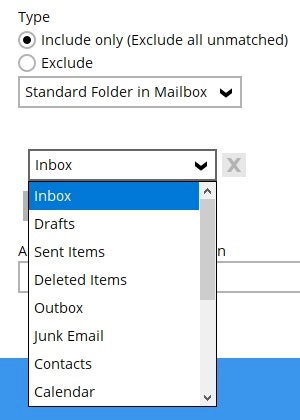 Standard Folder in Mailbox