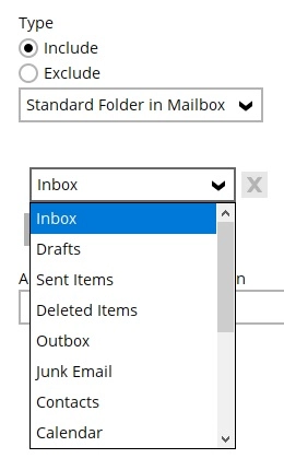 Standard Folder in Mailbox