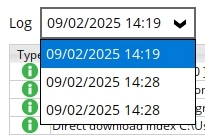 Log filter