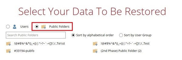 Restore Public Folder