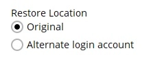 Restore Location