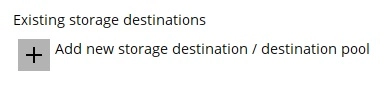 Regular Backup Destination