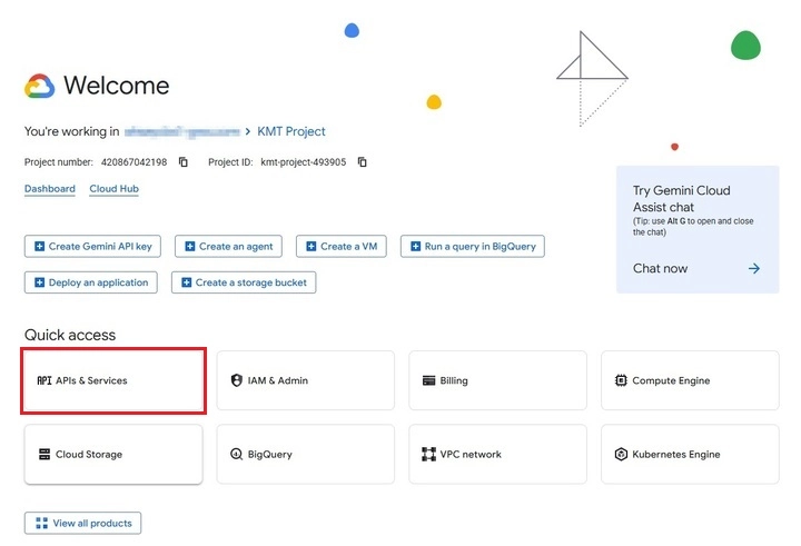 APIs & Services