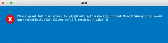 Full Disk Access