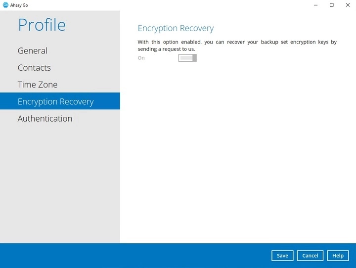 Encryption Recovery
