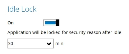 Idle Lock