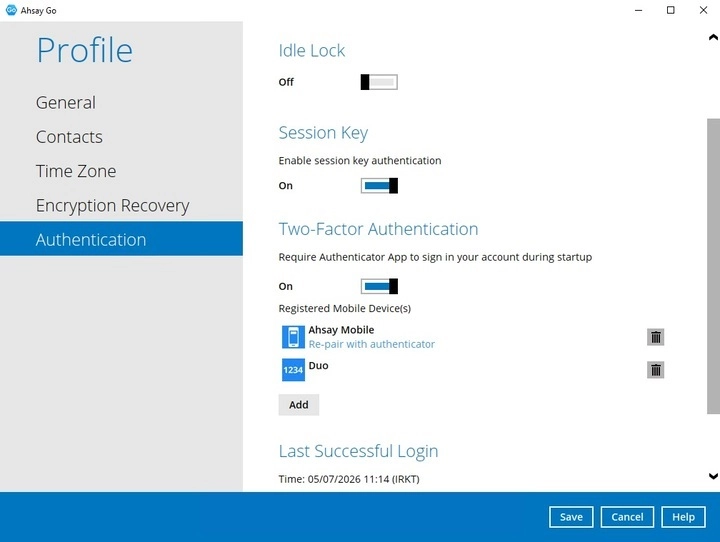 Two-Factor Authentication