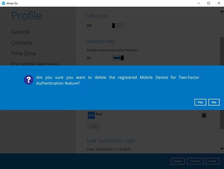 Two-Factor Authentication