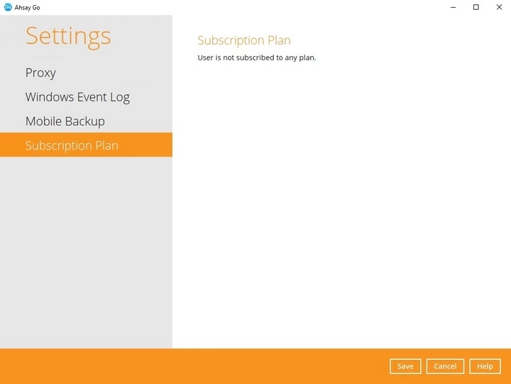 Subscription Plan