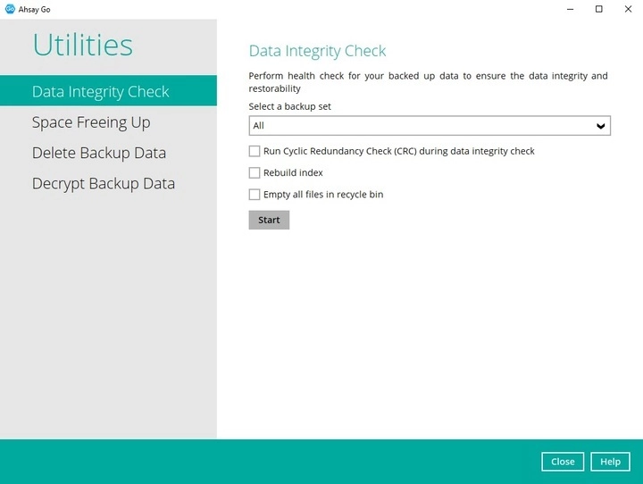 Data Integrity Check