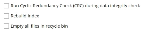 Data Integrity Check