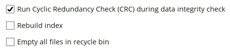 Data Integrity Check