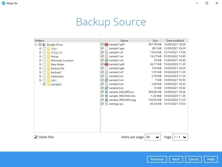 Backup Source