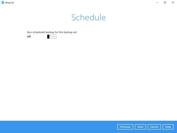 Schedule
