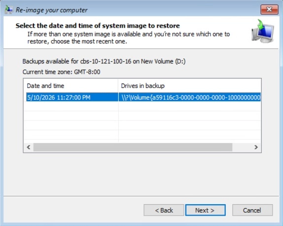 Re-image Computer