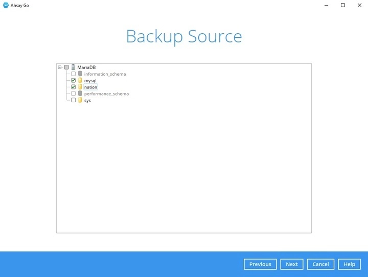 Backup Source
