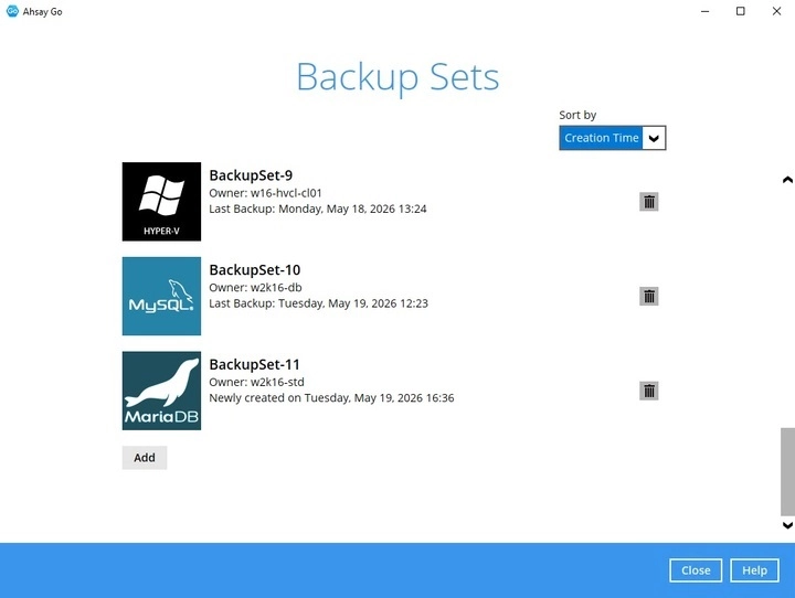 Backup Set