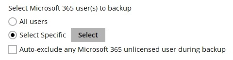 Specific Users