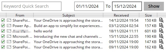 Filter Items