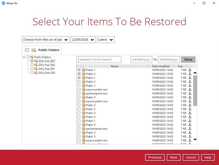 Select Item