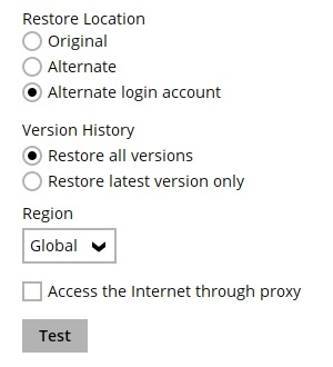 Alternate Login Account