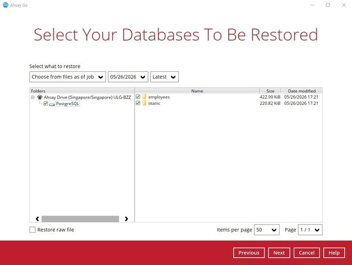 Automatic Restore