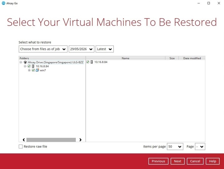 Select VM