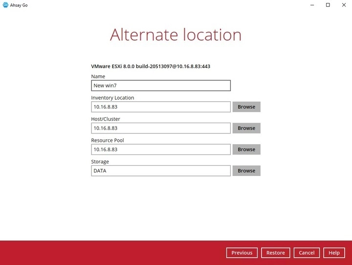 Alternate Location