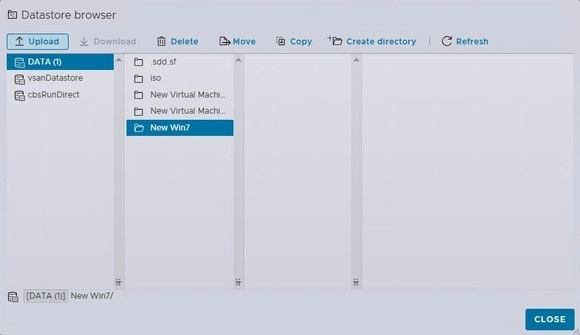 Upload VM