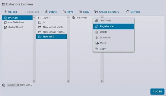 Register VM
