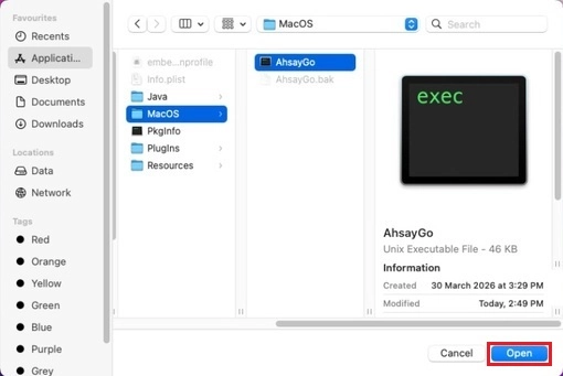 Add Full Disk Access