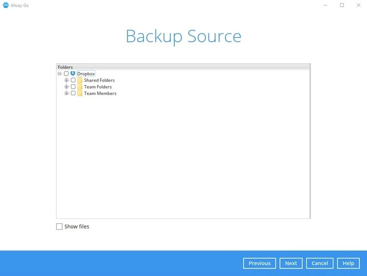 Backup Source