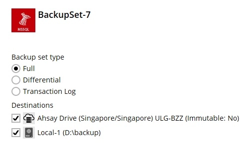 Full Backup