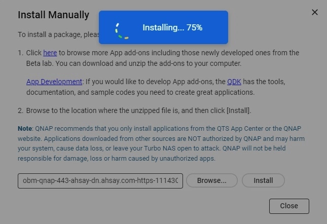 Installing
