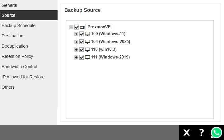 Backup Source