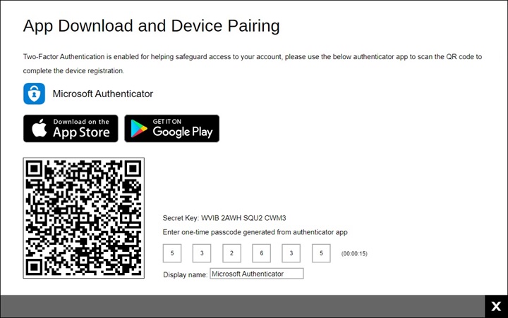2FA Registration