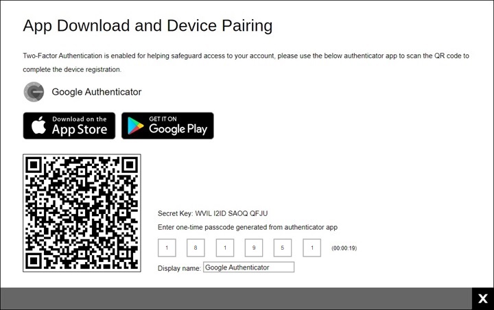2FA Registration