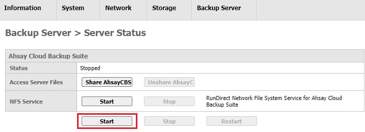 AhsayUBS WebAdmin